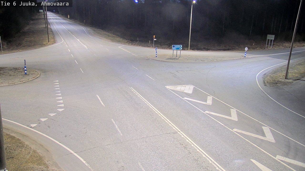 Weather Camera Image Road 6 Juuka, Ahmovaara, Juuka, Pohjois-Karjala