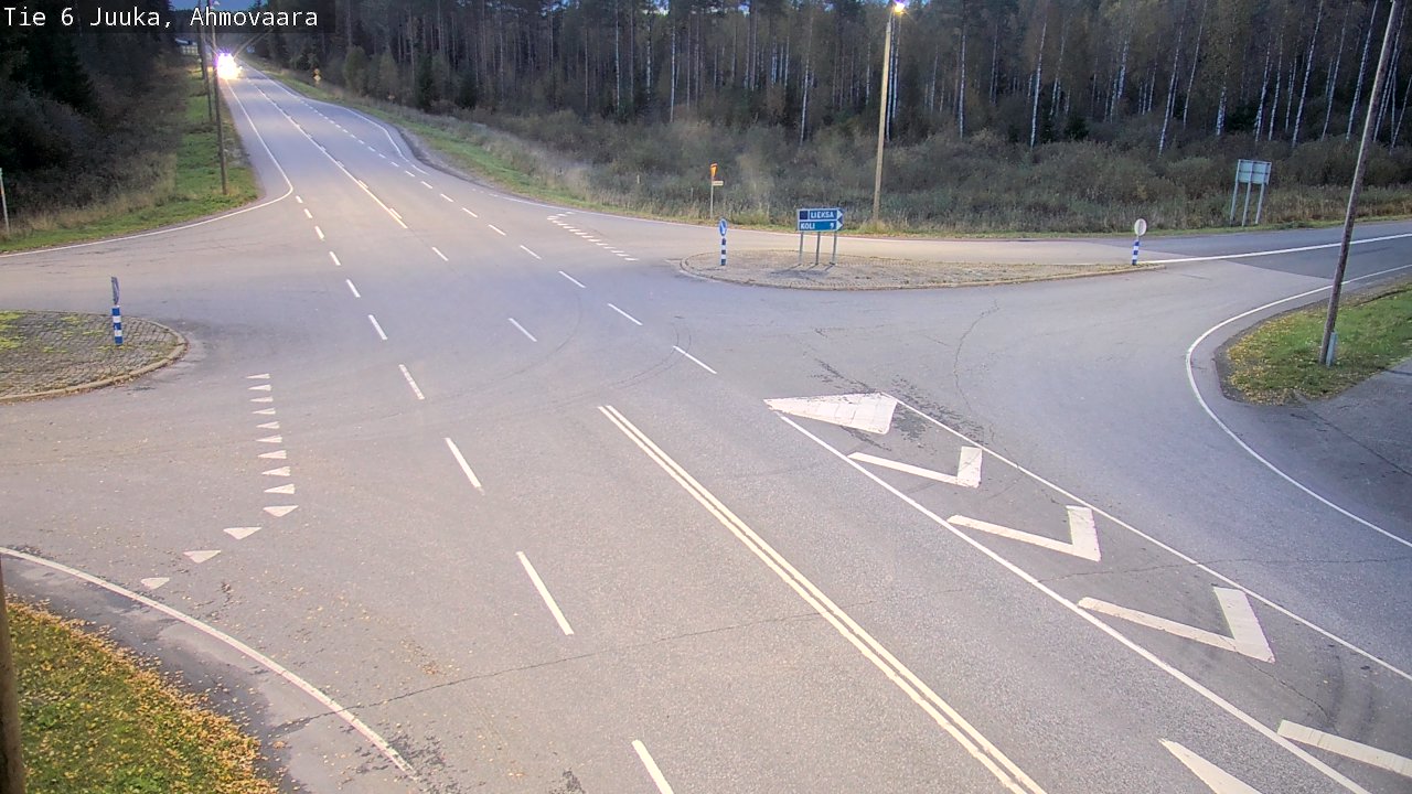 Weather Camera Image Road 6 Juuka, Ahmovaara, Juuka, Pohjois-Karjala
