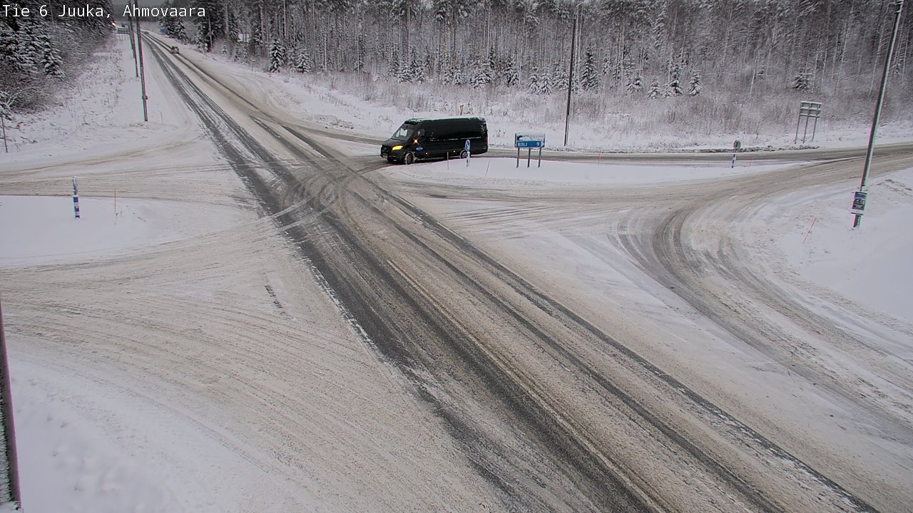 Weather Camera Image Väg 6 Juga, Ahmovaara, Juuka, Pohjois-Karjala
