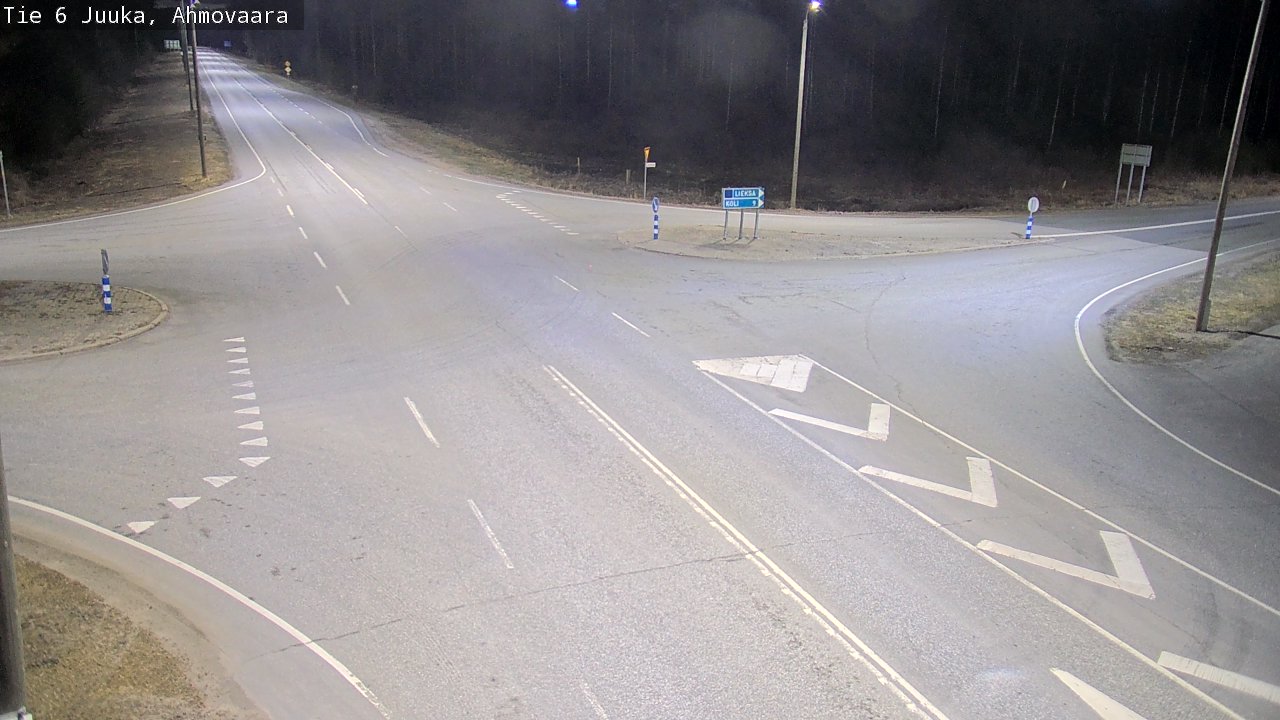 Weather Camera Image Road 6 Juuka, Ahmovaara, Juuka, Pohjois-Karjala