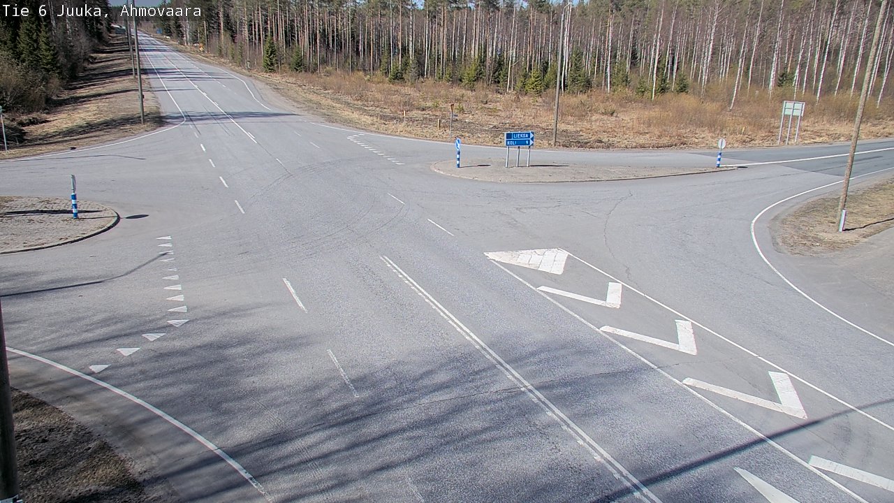 Weather Camera Image Road 6 Juuka, Ahmovaara, Juuka, Pohjois-Karjala