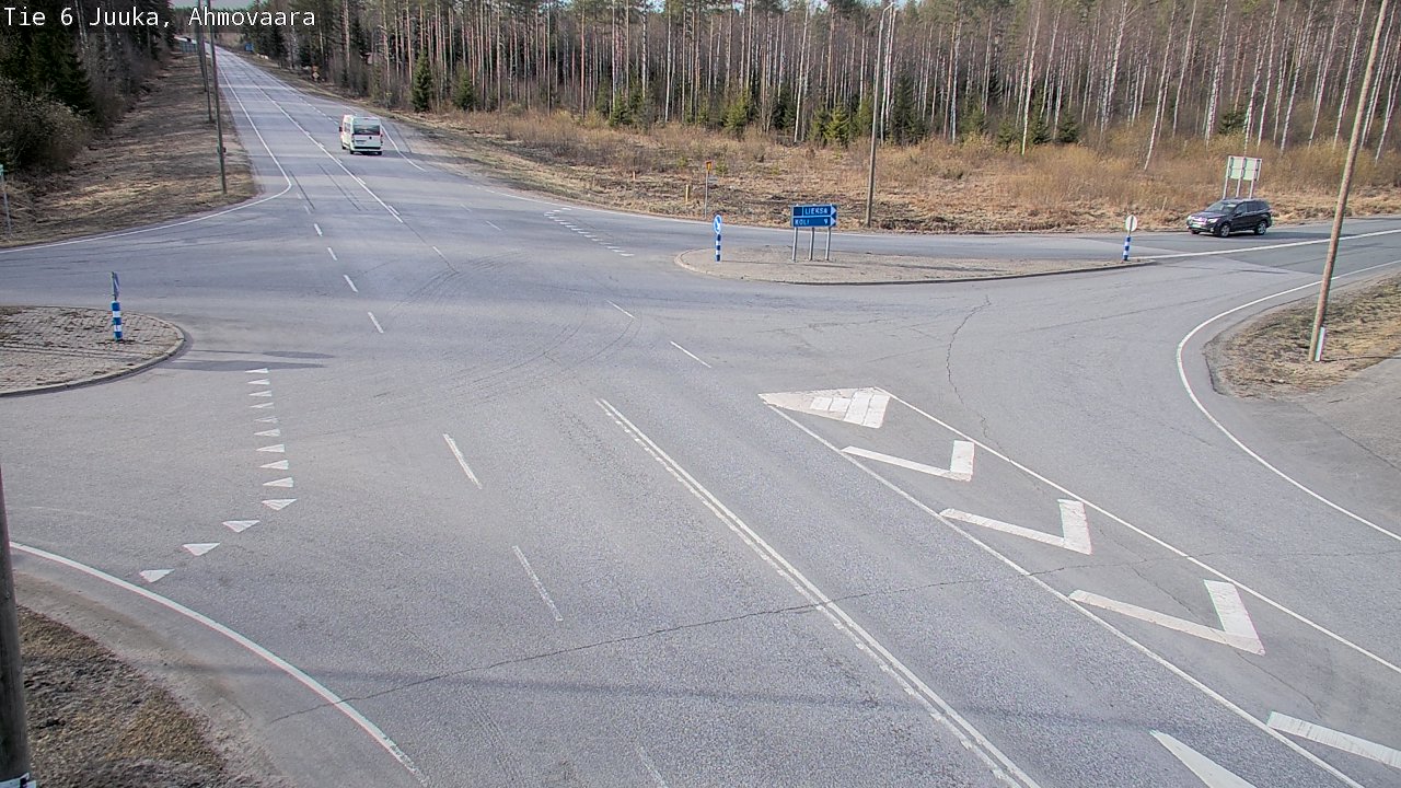 Weather Camera Image Road 6 Juuka, Ahmovaara, Juuka, Pohjois-Karjala