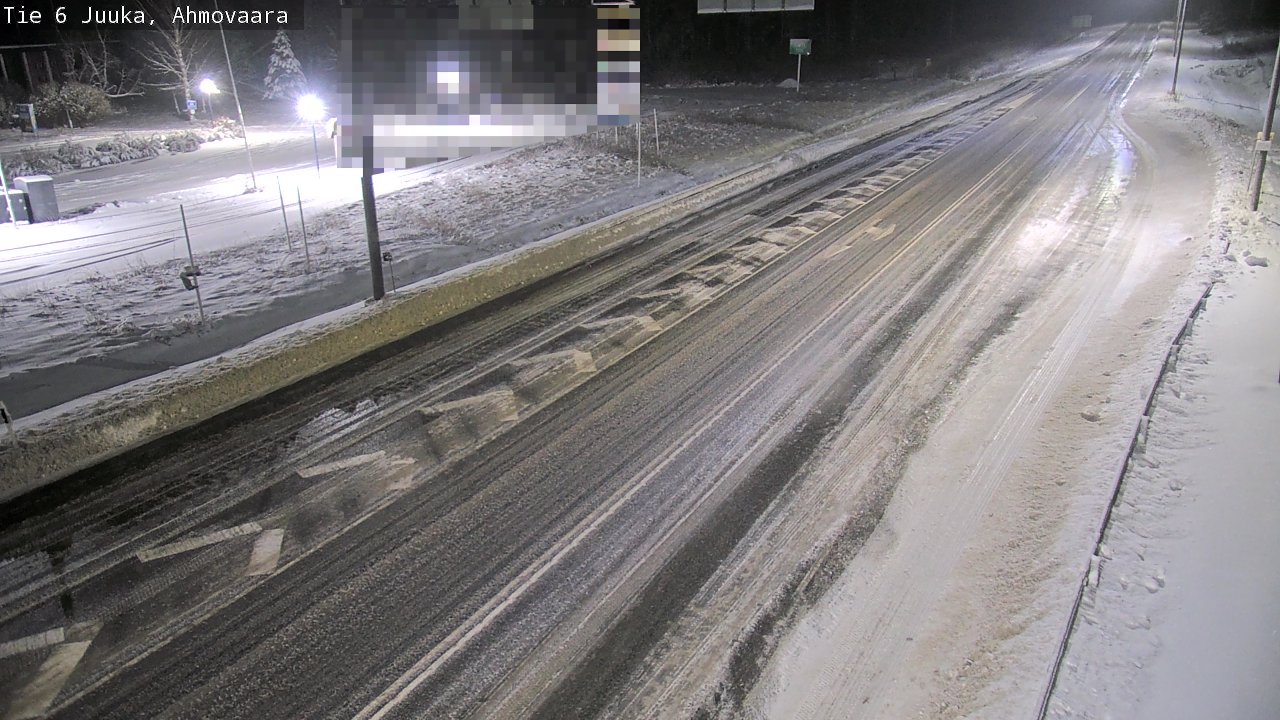 Weather Camera Image Väg 6 Juga, Ahmovaara, Juuka, Pohjois-Karjala