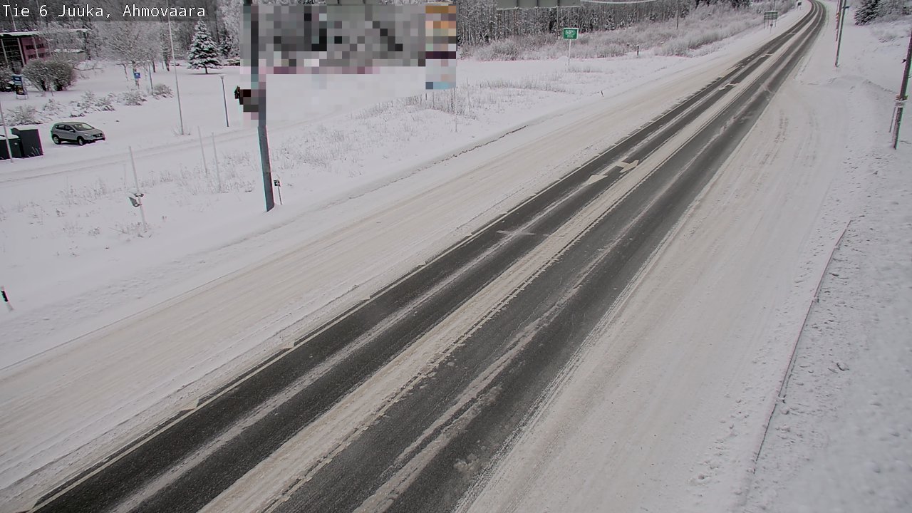 Weather Camera Image Road 6 Juuka, Ahmovaara, Juuka, Pohjois-Karjala