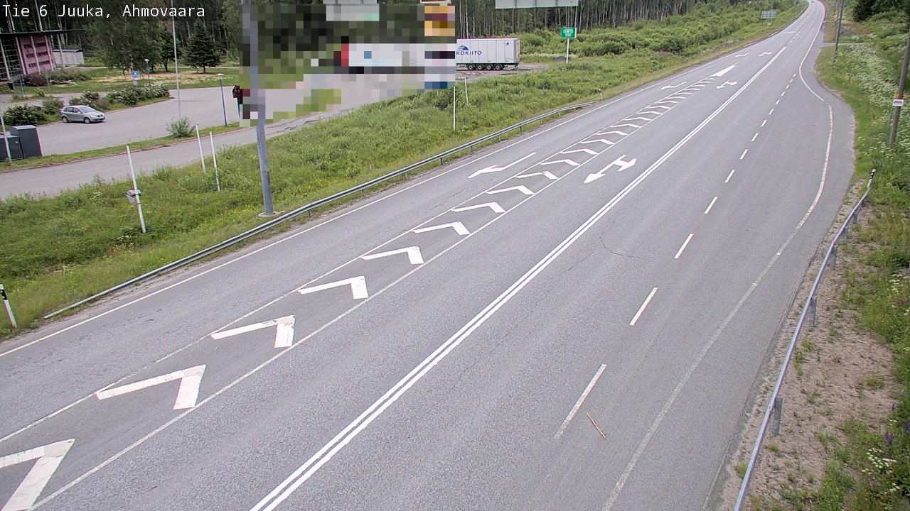 Kelikamerat Kuva Tie 6 Juuka, Ahmovaara, Juuka, Pohjois-Karjala