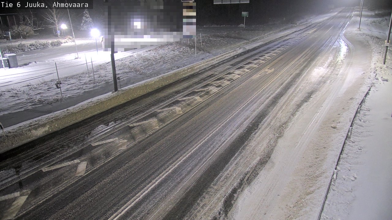 Weather Camera Image Väg 6 Juga, Ahmovaara, Juuka, Pohjois-Karjala