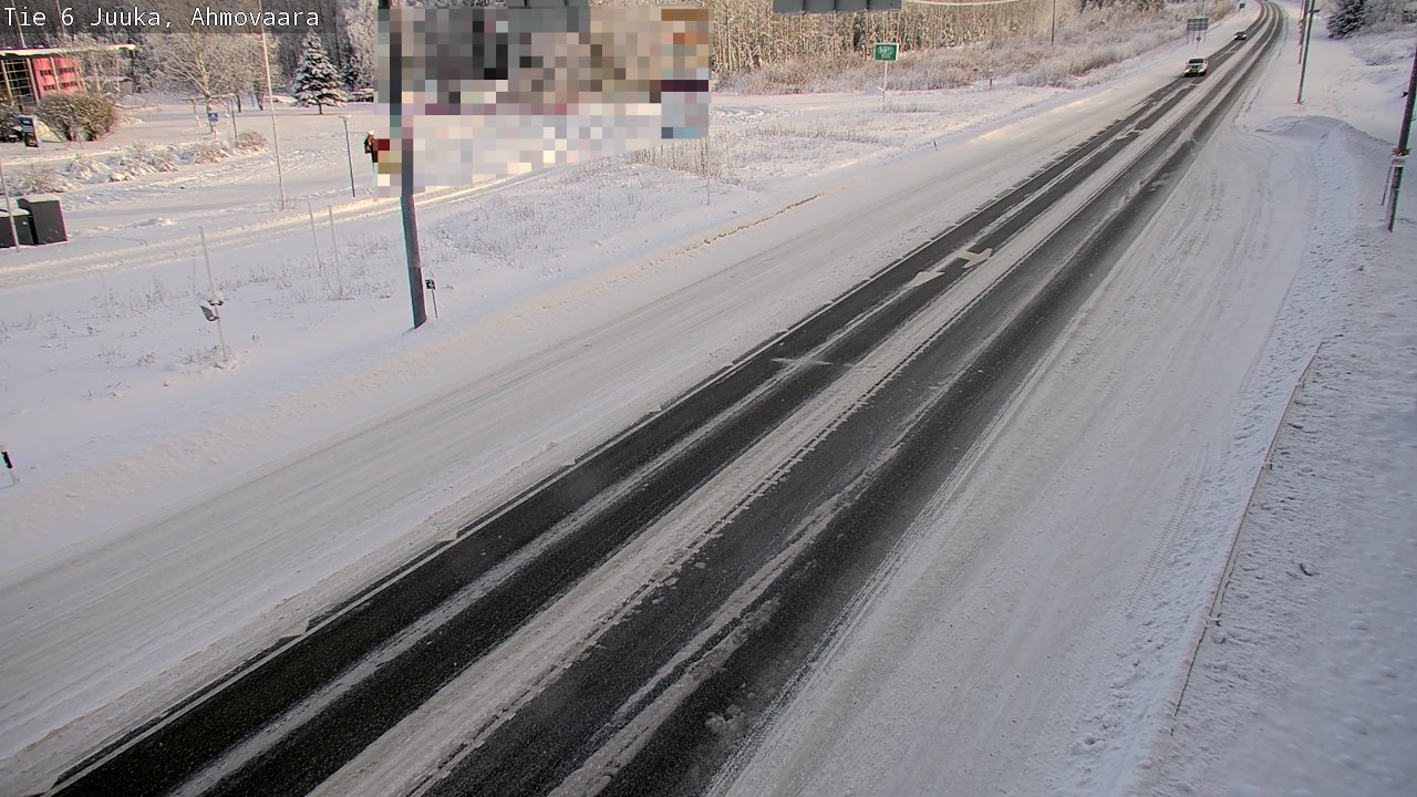 Weather Camera Image Road 6 Juuka, Ahmovaara, Juuka, Pohjois-Karjala