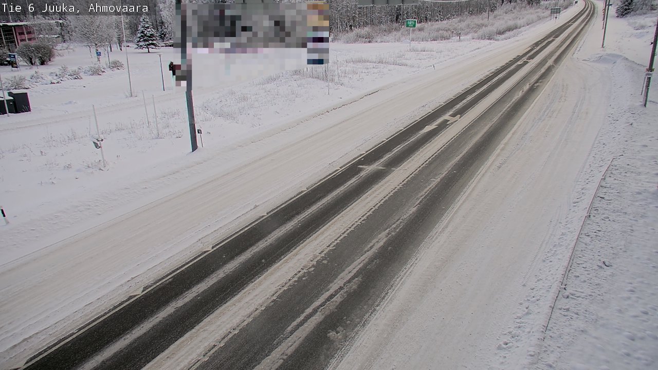 Weather Camera Image Road 6 Juuka, Ahmovaara, Juuka, Pohjois-Karjala