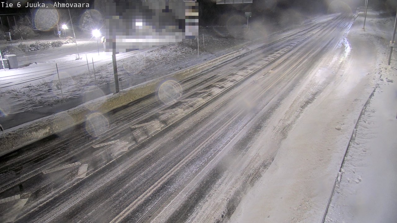 Weather Camera Image Väg 6 Juga, Ahmovaara, Juuka, Pohjois-Karjala