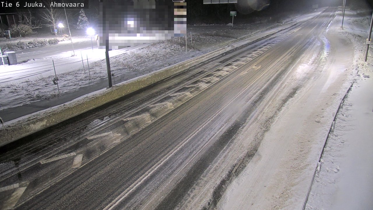 Weather Camera Image Väg 6 Juga, Ahmovaara, Juuka, Pohjois-Karjala