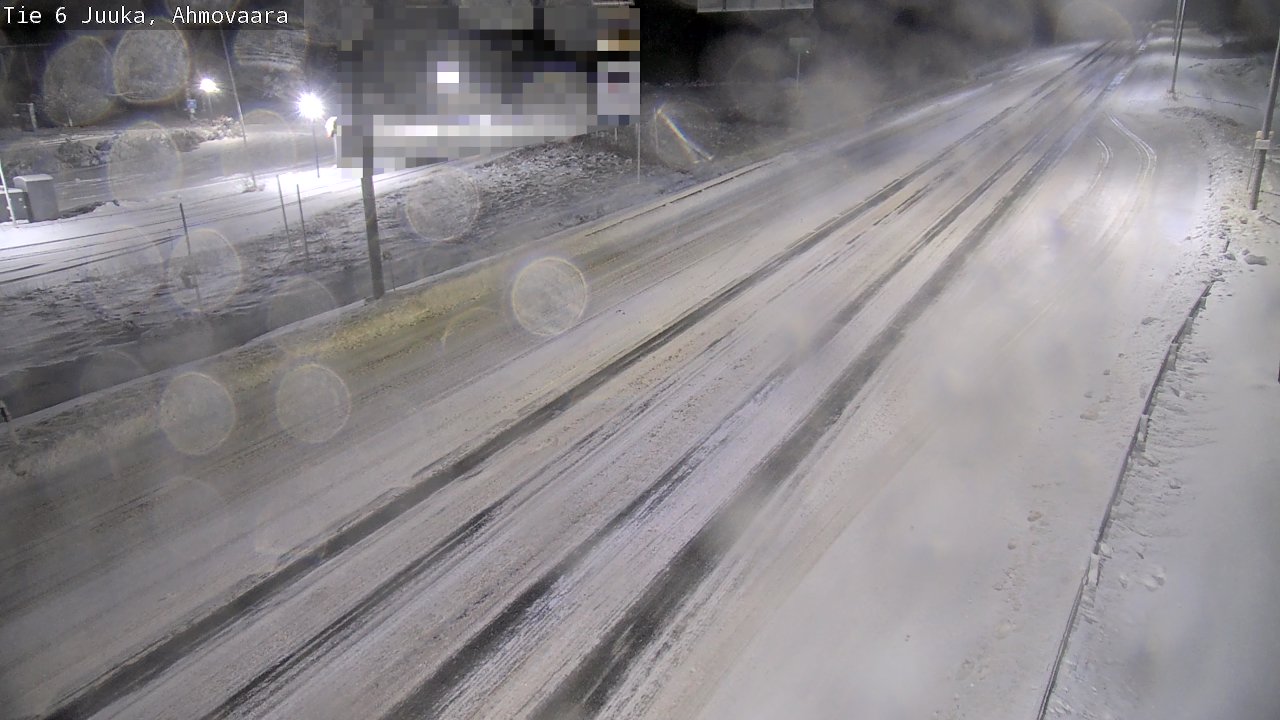 Weather Camera Image Väg 6 Juga, Ahmovaara, Juuka, Pohjois-Karjala