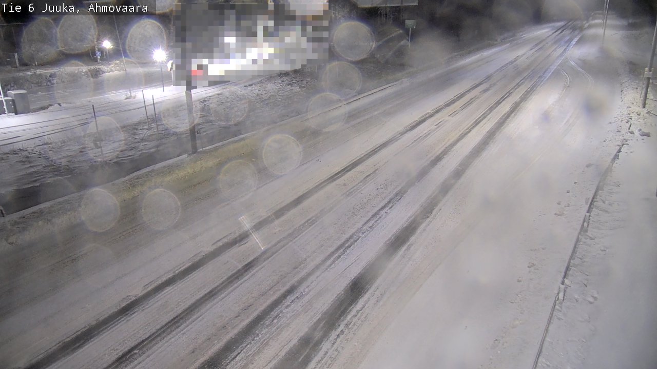 Weather Camera Image Väg 6 Juga, Ahmovaara, Juuka, Pohjois-Karjala