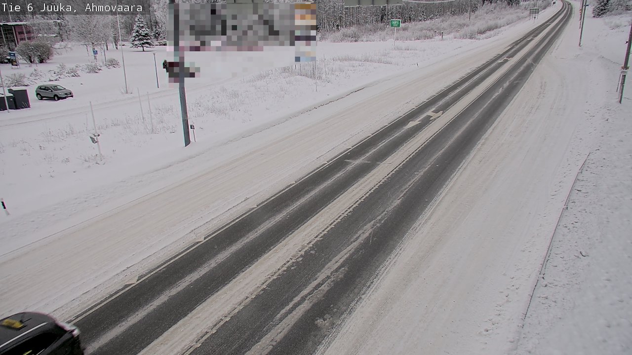 Weather Camera Image Road 6 Juuka, Ahmovaara, Juuka, Pohjois-Karjala