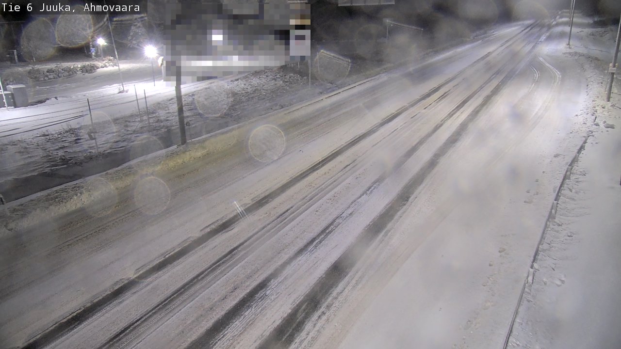 Weather Camera Image Väg 6 Juga, Ahmovaara, Juuka, Pohjois-Karjala