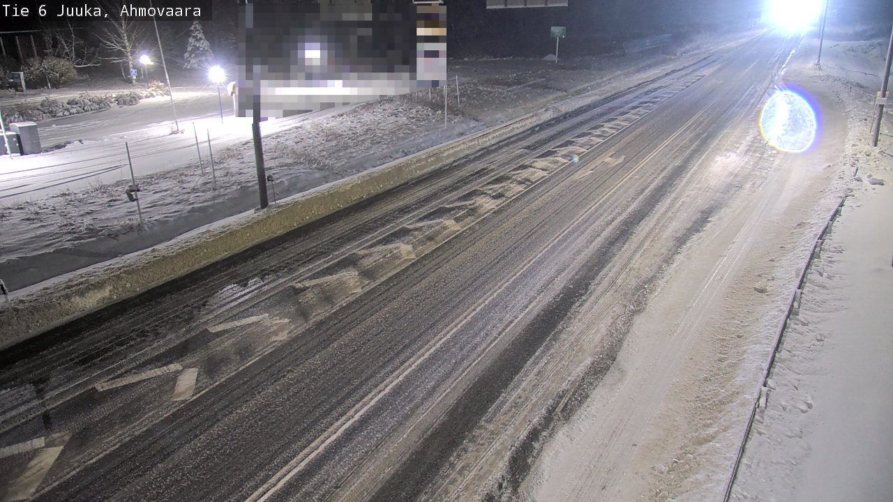 Weather Camera Image Väg 6 Juga, Ahmovaara, Juuka, Pohjois-Karjala