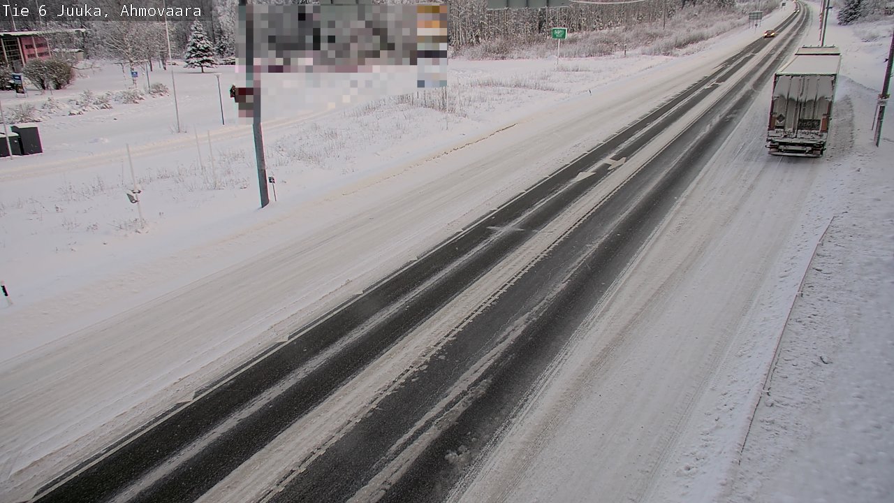 Weather Camera Image Road 6 Juuka, Ahmovaara, Juuka, Pohjois-Karjala