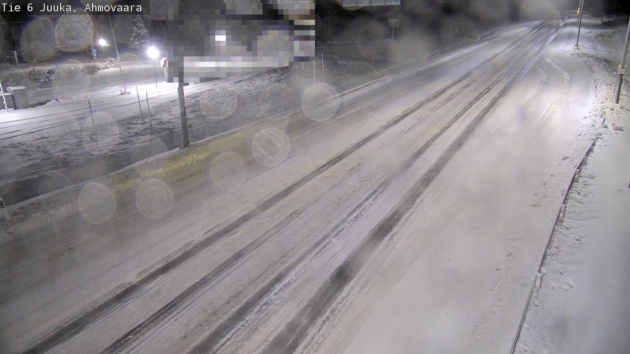 Weather Camera Image Väg 6 Juga, Ahmovaara, Juuka, Pohjois-Karjala