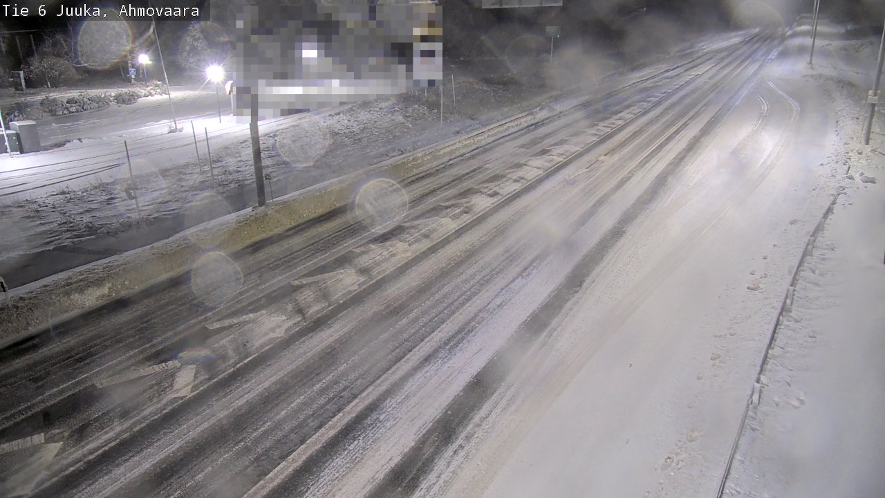 Weather Camera Image Väg 6 Juga, Ahmovaara, Juuka, Pohjois-Karjala