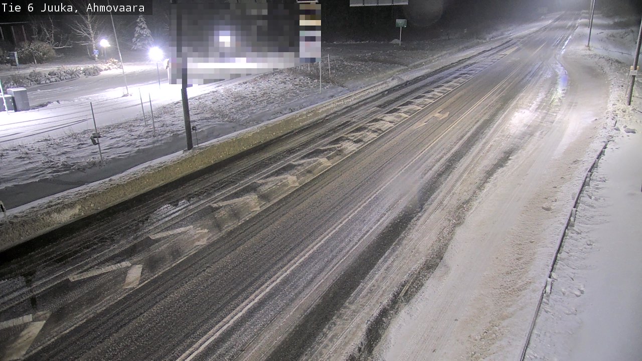 Weather Camera Image Väg 6 Juga, Ahmovaara, Juuka, Pohjois-Karjala
