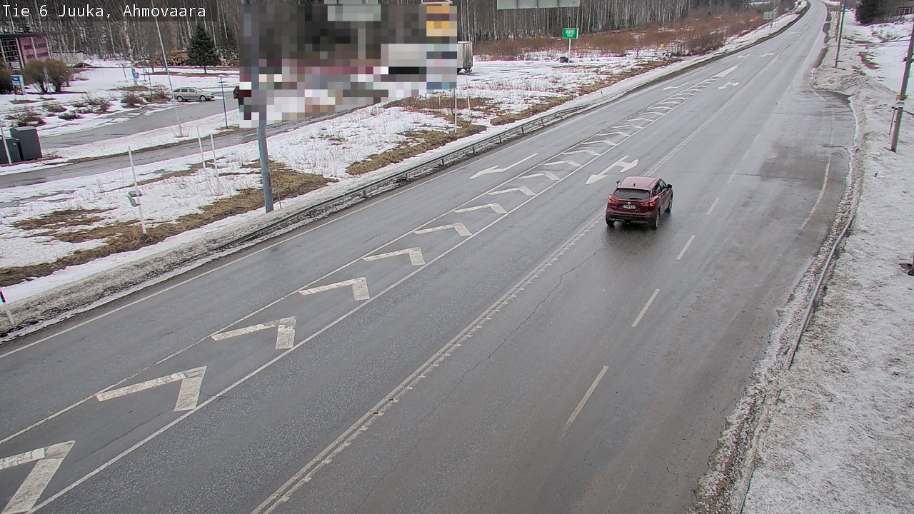 Weather Camera Image Road 6 Juuka, Ahmovaara, Juuka, Pohjois-Karjala