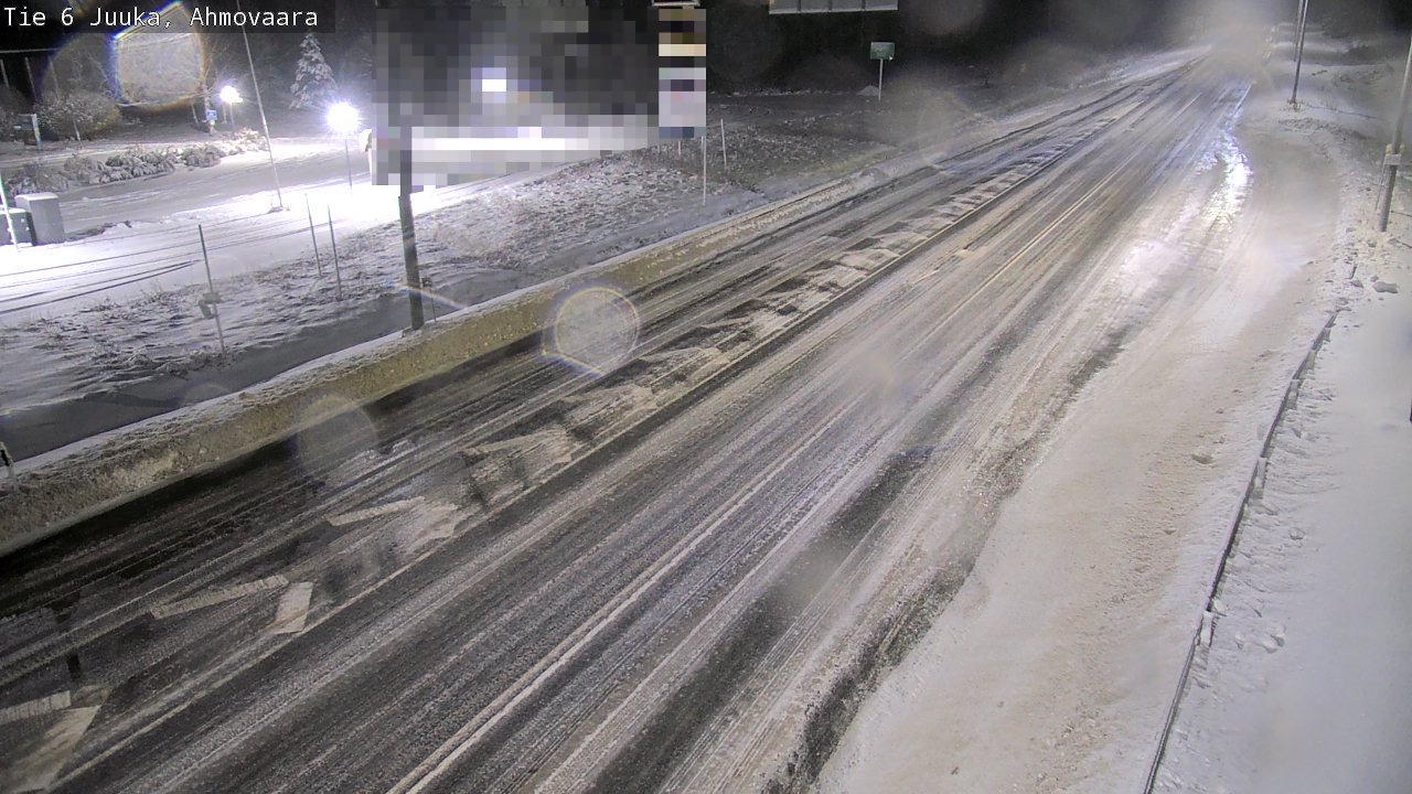Weather Camera Image Väg 6 Juga, Ahmovaara, Juuka, Pohjois-Karjala