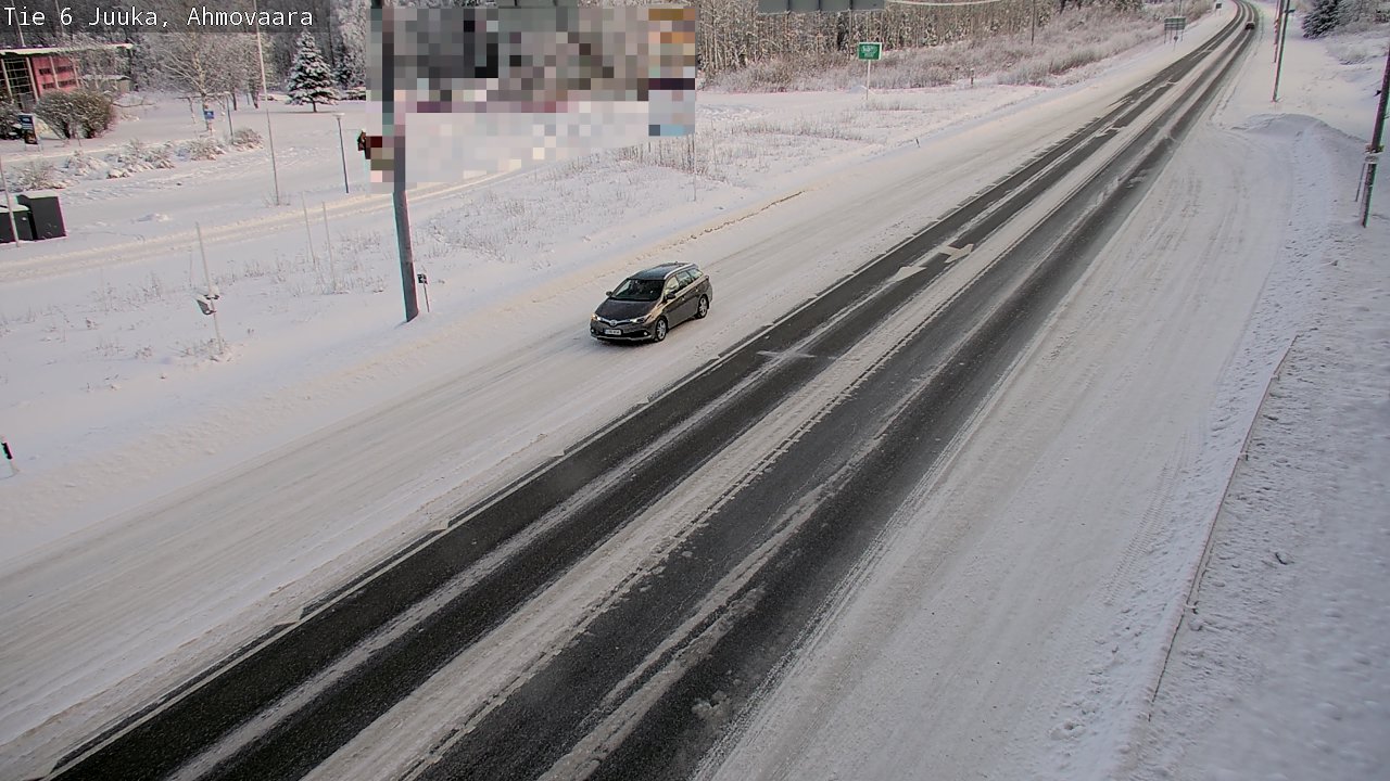 Weather Camera Image Road 6 Juuka, Ahmovaara, Juuka, Pohjois-Karjala