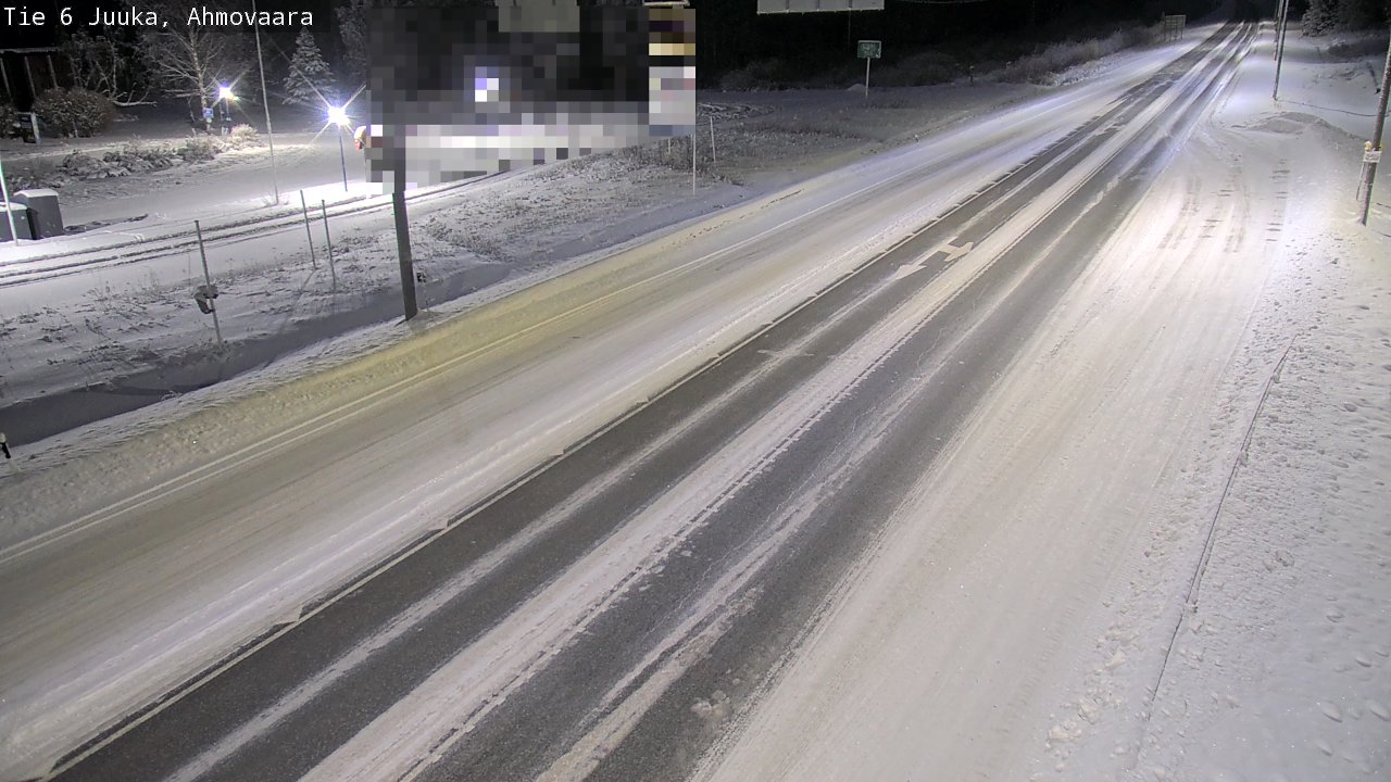 Weather Camera Image Väg 6 Juga, Ahmovaara, Juuka, Pohjois-Karjala