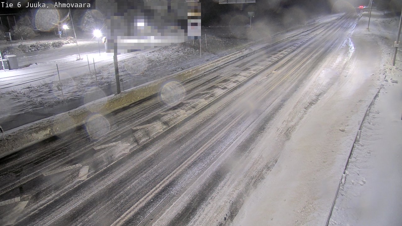 Weather Camera Image Väg 6 Juga, Ahmovaara, Juuka, Pohjois-Karjala