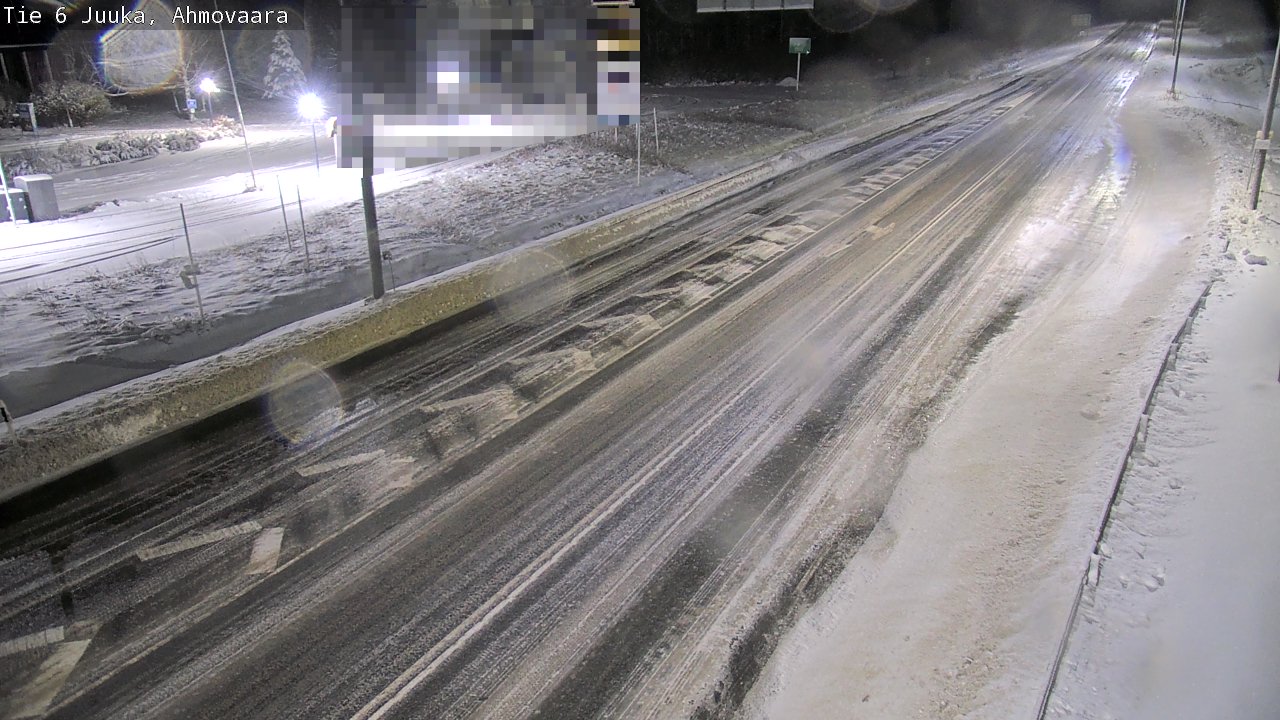 Weather Camera Image Väg 6 Juga, Ahmovaara, Juuka, Pohjois-Karjala