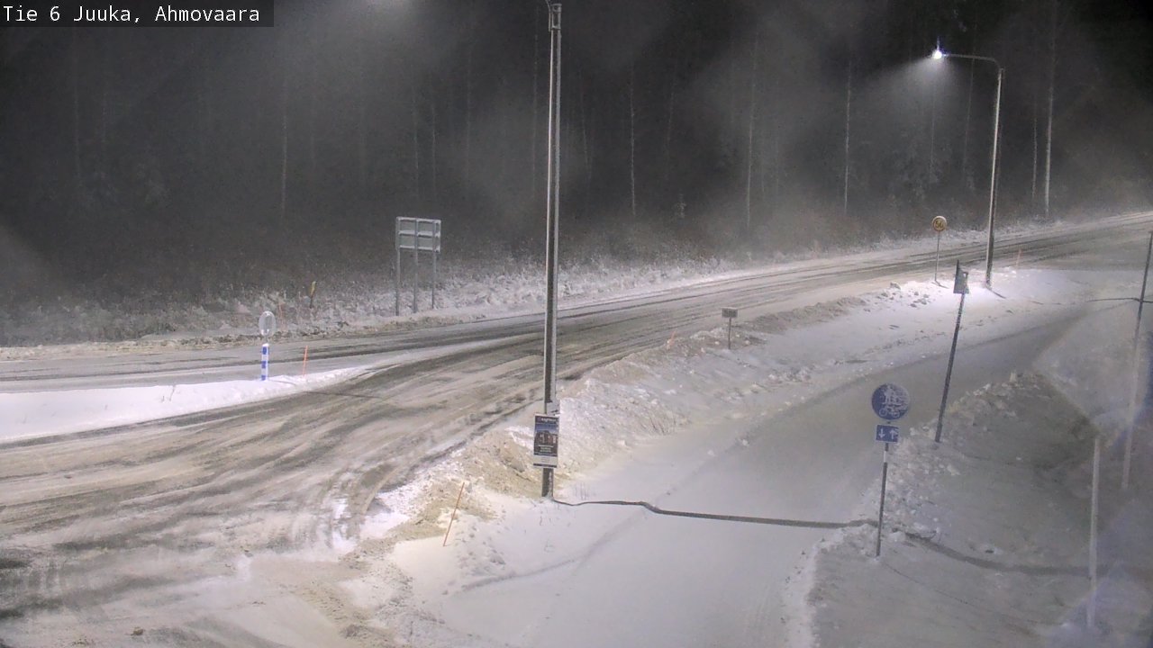 Weather Camera Image Väg 6 Juga, Ahmovaara, Juuka, Pohjois-Karjala