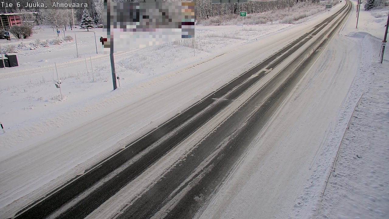 Weather Camera Image Road 6 Juuka, Ahmovaara, Juuka, Pohjois-Karjala