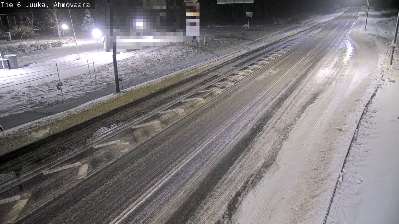 Weather Camera Image Väg 6 Juga, Ahmovaara, Juuka, Pohjois-Karjala