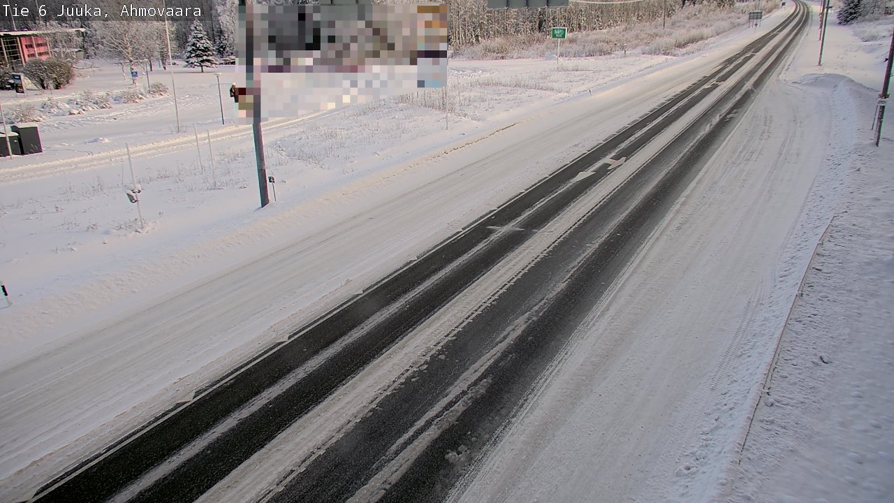 Weather Camera Image Road 6 Juuka, Ahmovaara, Juuka, Pohjois-Karjala