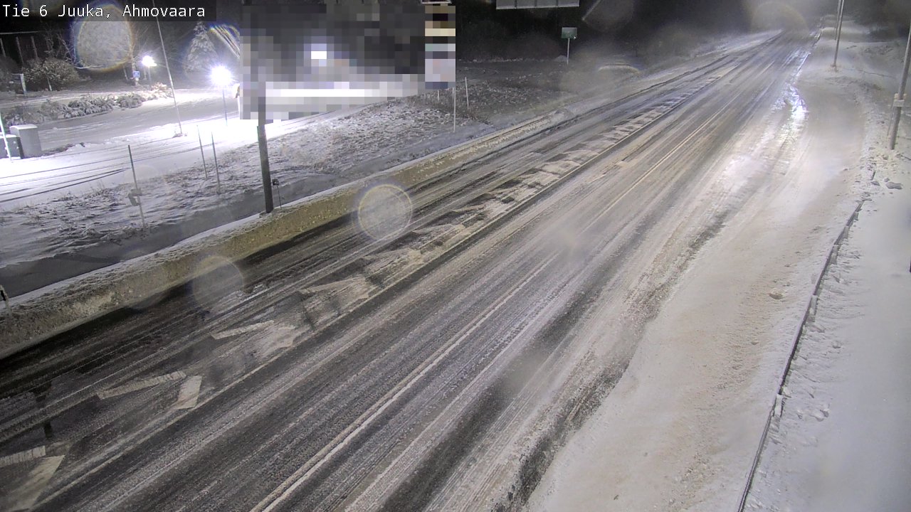 Weather Camera Image Väg 6 Juga, Ahmovaara, Juuka, Pohjois-Karjala