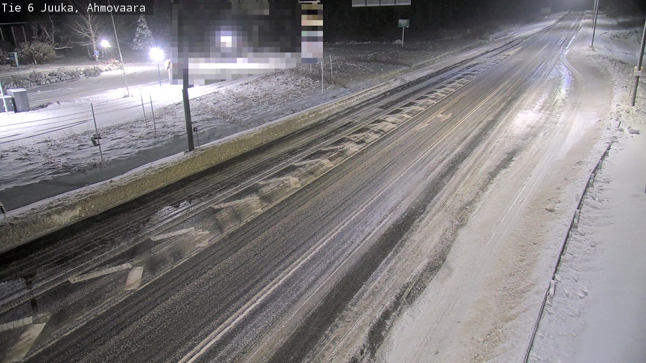 Weather Camera Image Väg 6 Juga, Ahmovaara, Juuka, Pohjois-Karjala