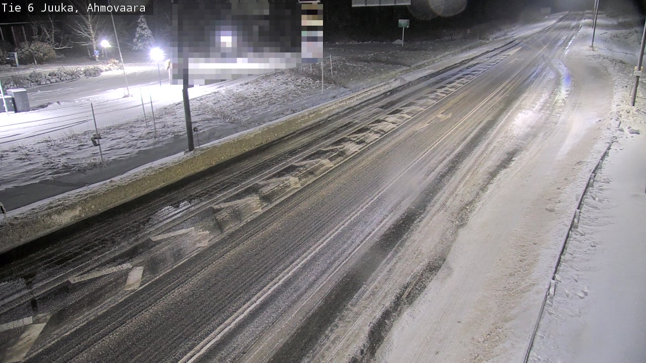 Weather Camera Image Väg 6 Juga, Ahmovaara, Juuka, Pohjois-Karjala