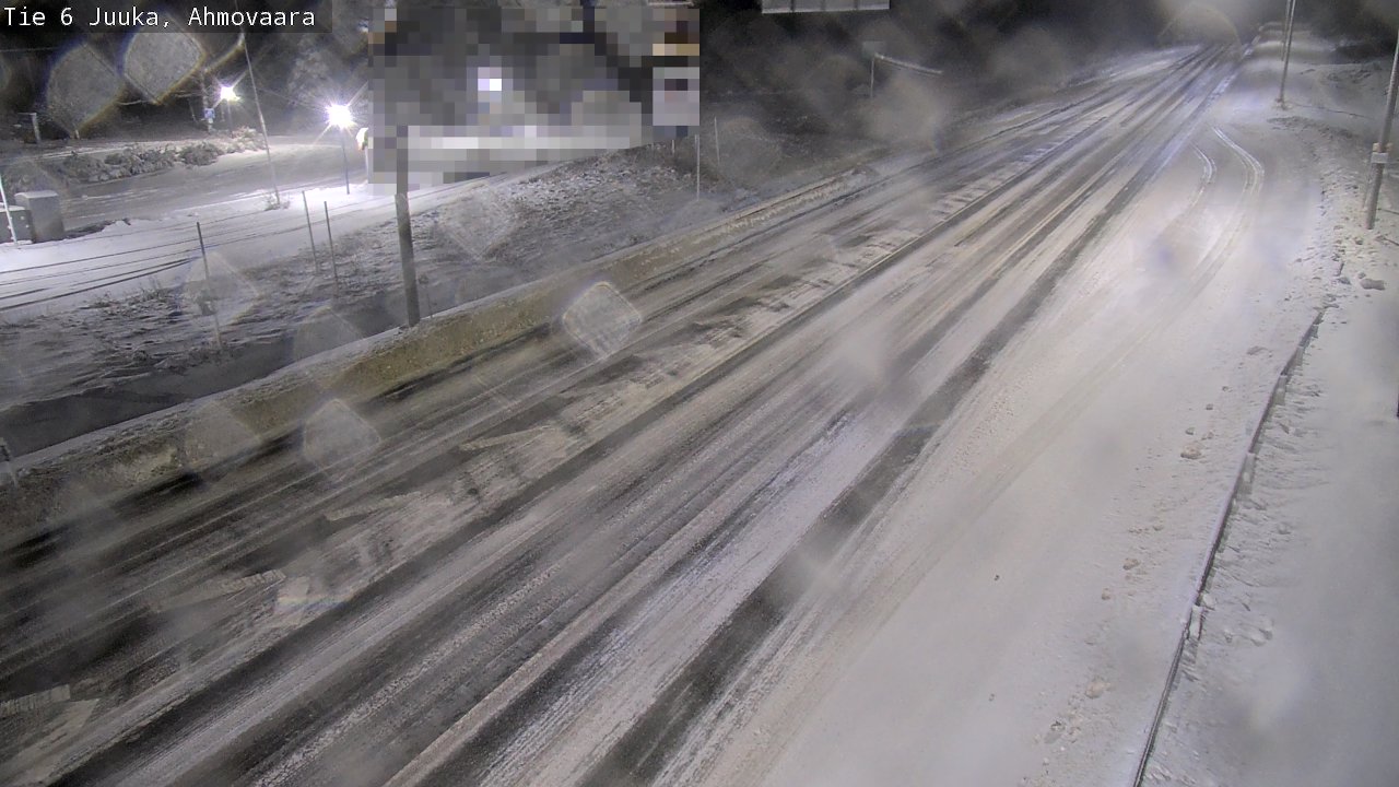 Weather Camera Image Väg 6 Juga, Ahmovaara, Juuka, Pohjois-Karjala