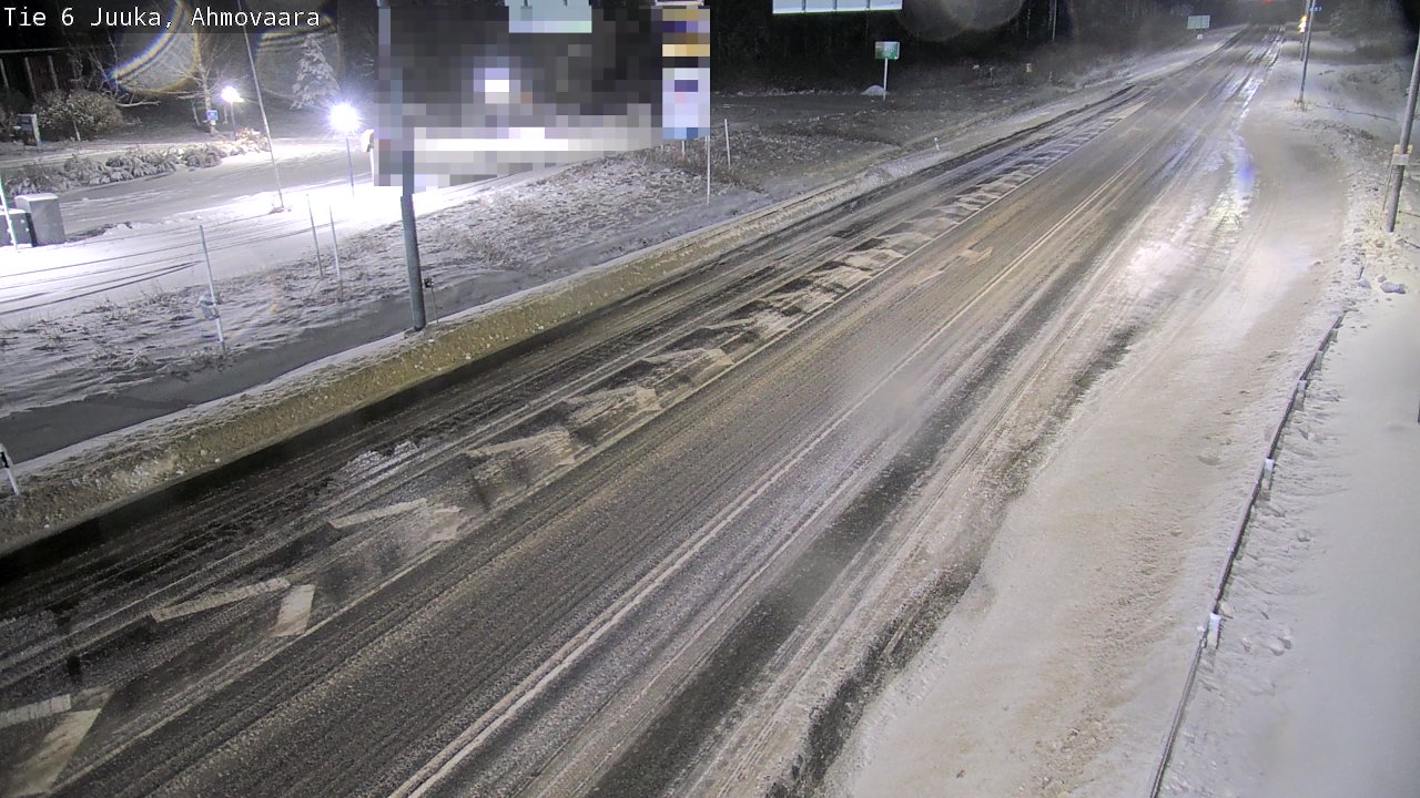Weather Camera Image Väg 6 Juga, Ahmovaara, Juuka, Pohjois-Karjala