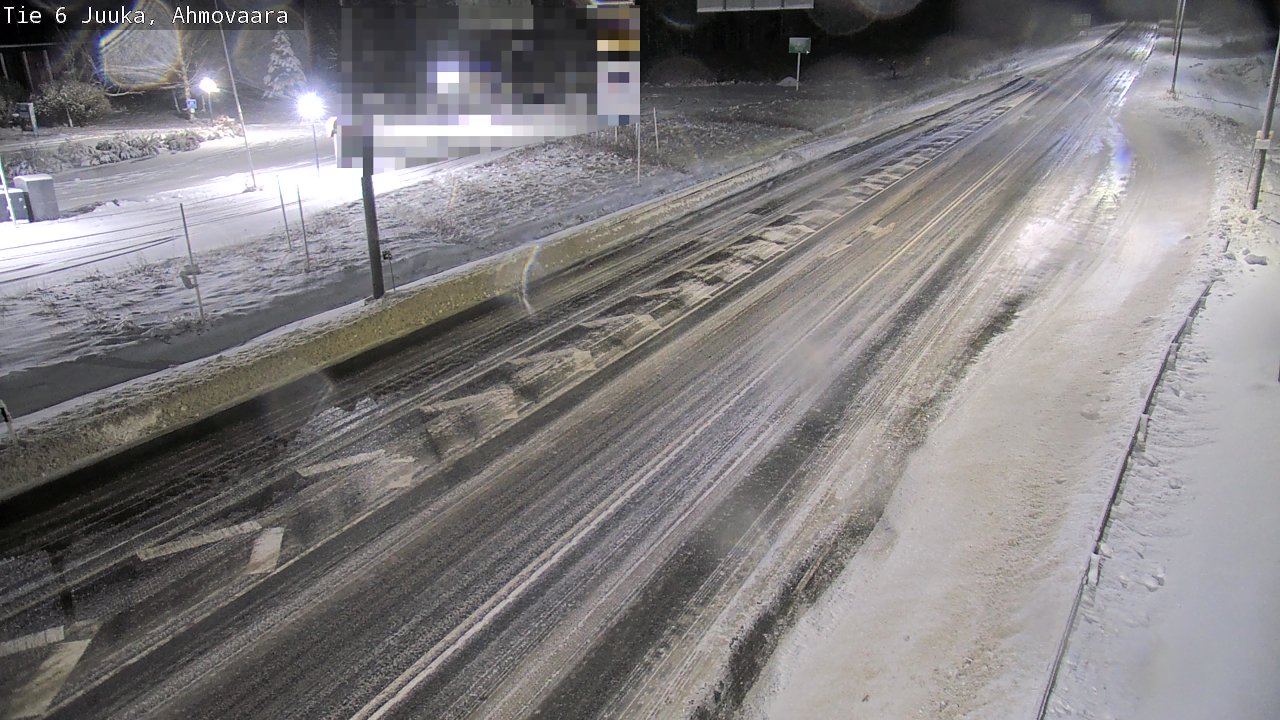 Weather Camera Image Väg 6 Juga, Ahmovaara, Juuka, Pohjois-Karjala