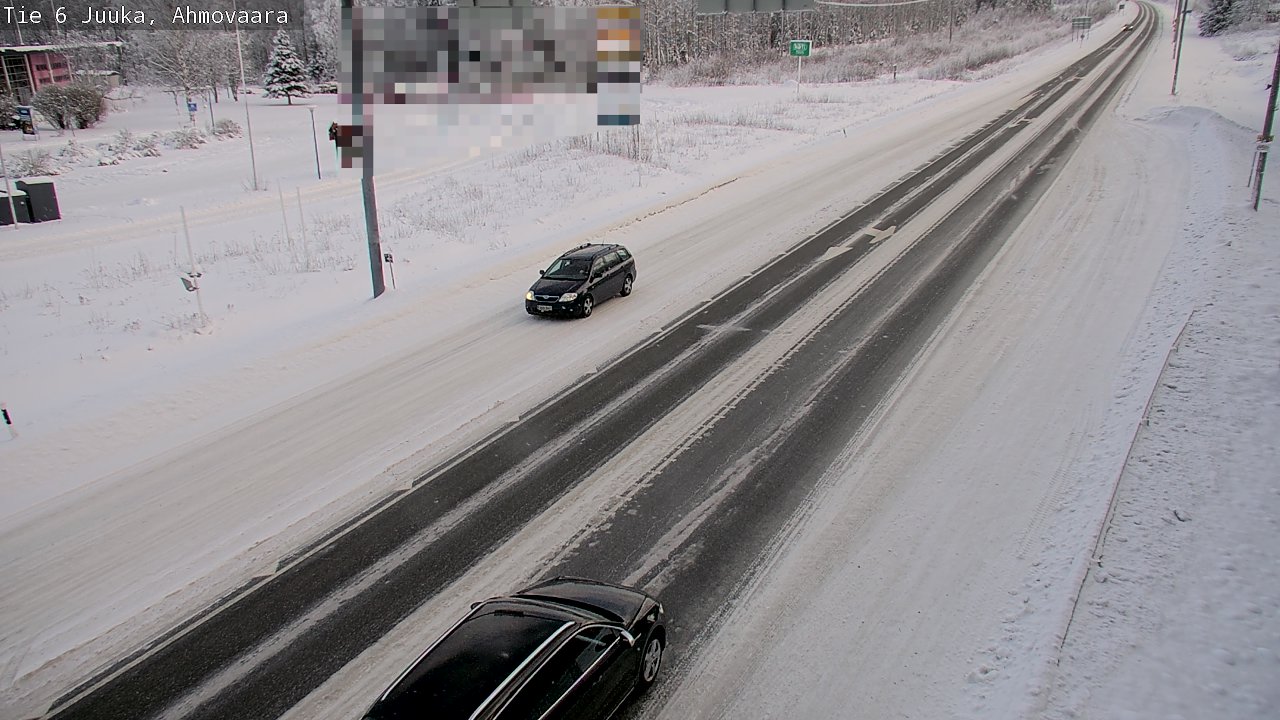 Weather Camera Image Road 6 Juuka, Ahmovaara, Juuka, Pohjois-Karjala