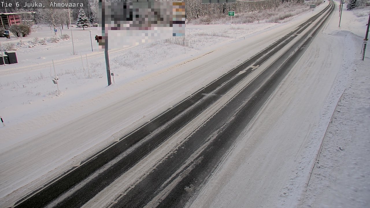 Weather Camera Image Road 6 Juuka, Ahmovaara, Juuka, Pohjois-Karjala