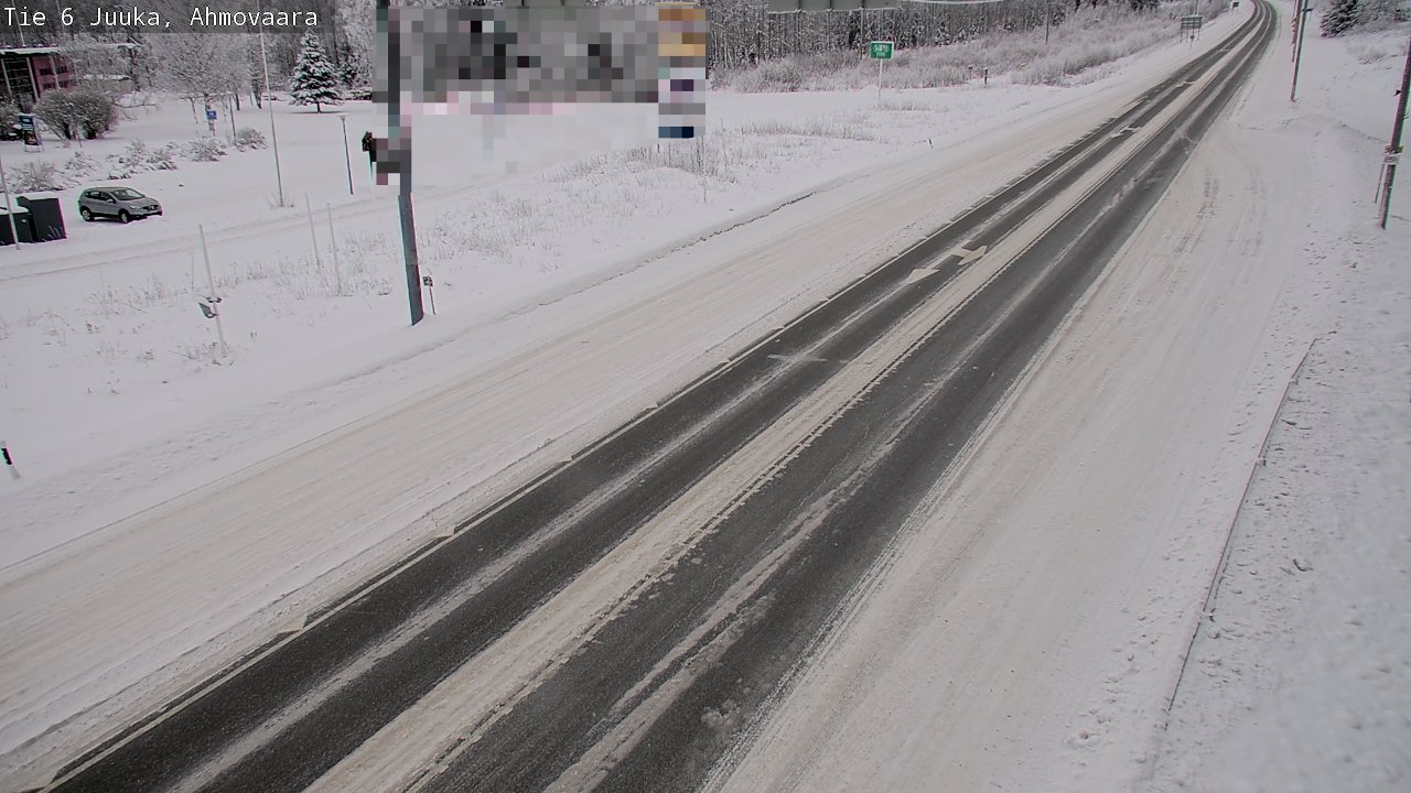 Weather Camera Image Road 6 Juuka, Ahmovaara, Juuka, Pohjois-Karjala