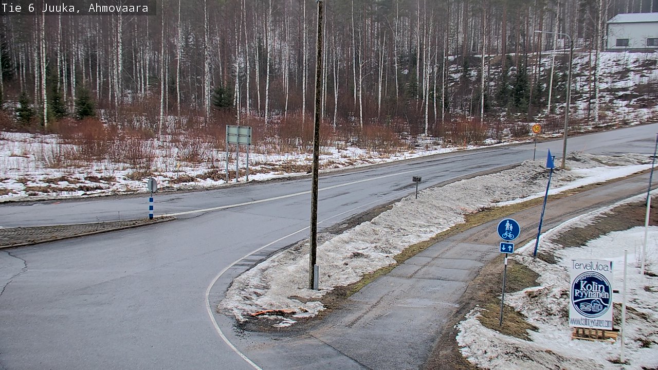 Weather Camera Image Road 6 Juuka, Ahmovaara, Juuka, Pohjois-Karjala