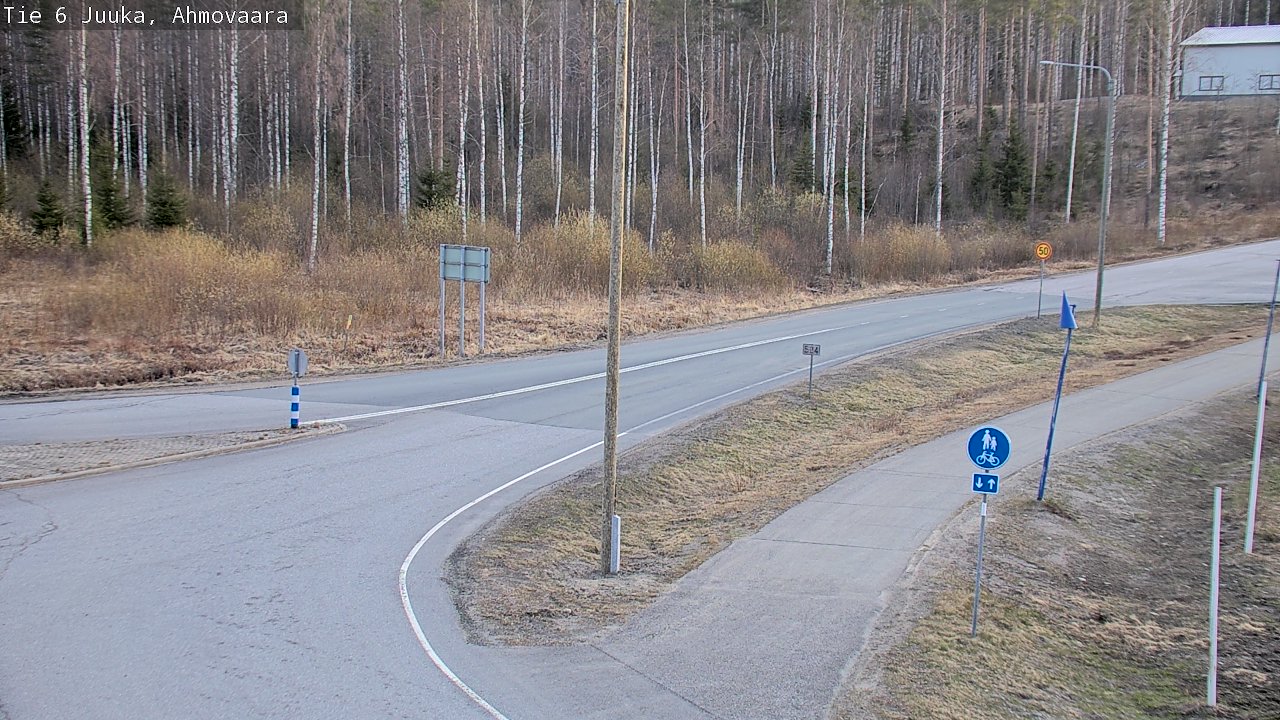 Weather Camera Image Road 6 Juuka, Ahmovaara, Juuka, Pohjois-Karjala