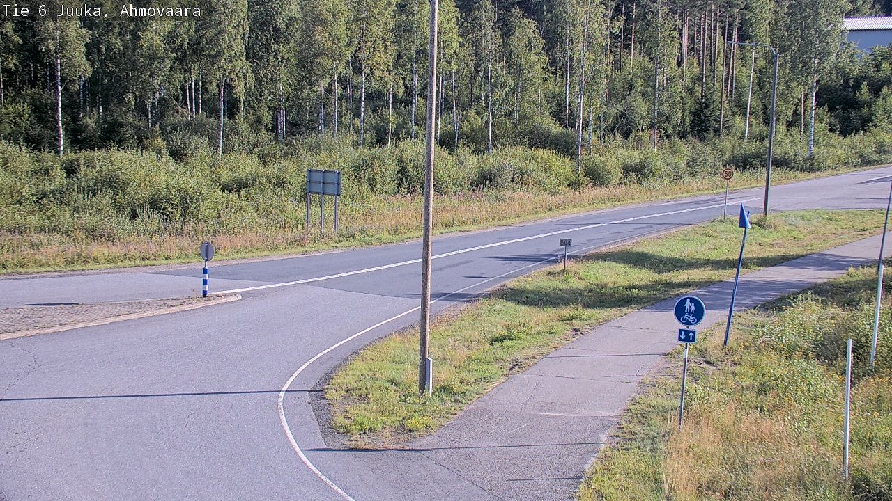 Weather Camera Image Road 6 Juuka, Ahmovaara, Juuka, Pohjois-Karjala