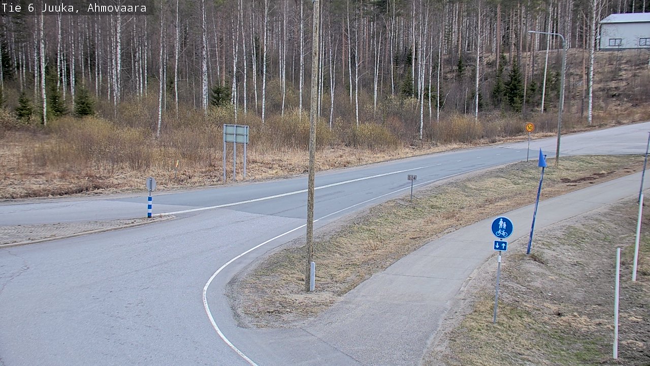 Weather Camera Image Road 6 Juuka, Ahmovaara, Juuka, Pohjois-Karjala