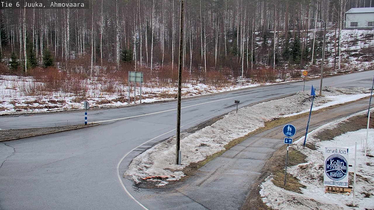 Weather Camera Image Road 6 Juuka, Ahmovaara, Juuka, Pohjois-Karjala