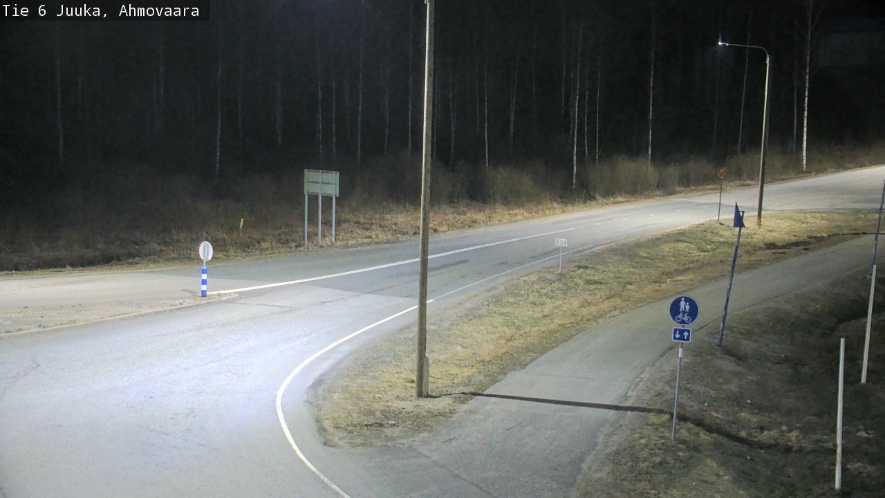 Weather Camera Image Väg 6 Juga, Ahmovaara, Juuka, Pohjois-Karjala