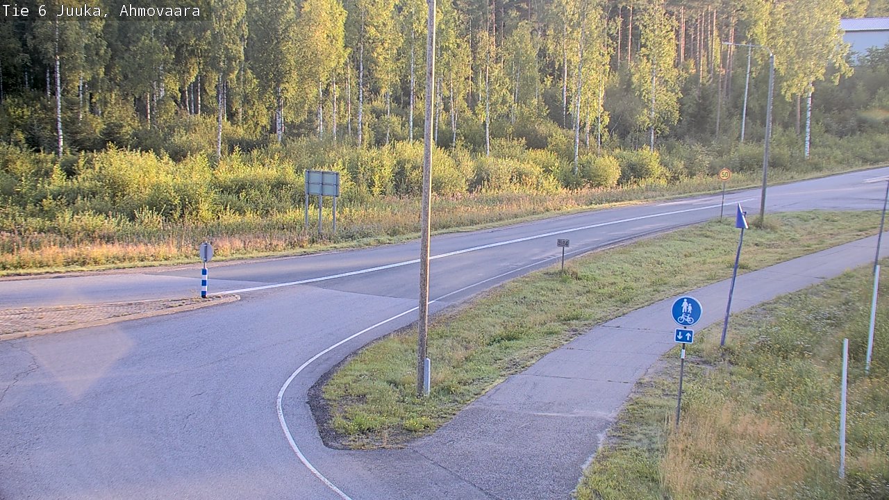 Weather Camera Image Road 6 Juuka, Ahmovaara, Juuka, Pohjois-Karjala