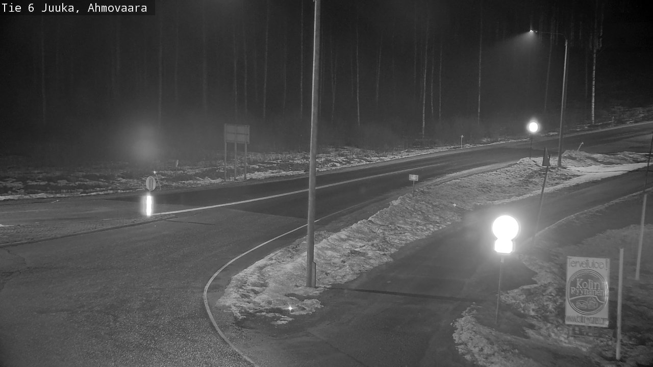 Weather Camera Image Road 6 Juuka, Ahmovaara, Juuka, Pohjois-Karjala